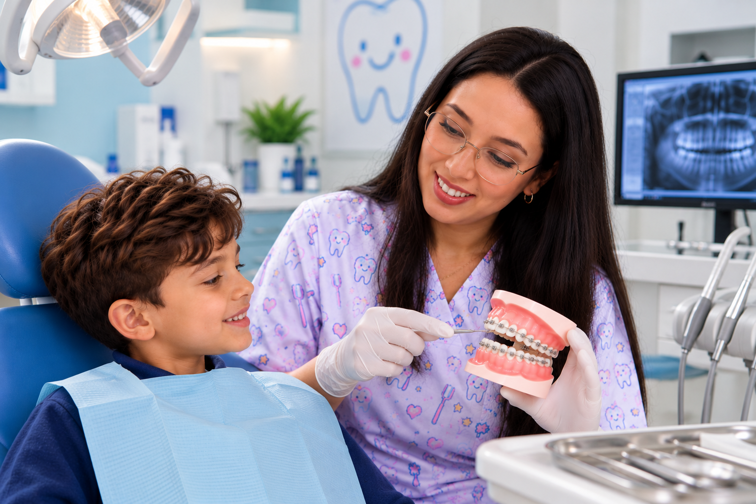 Illustration du service Traitements dentaires pour enfants